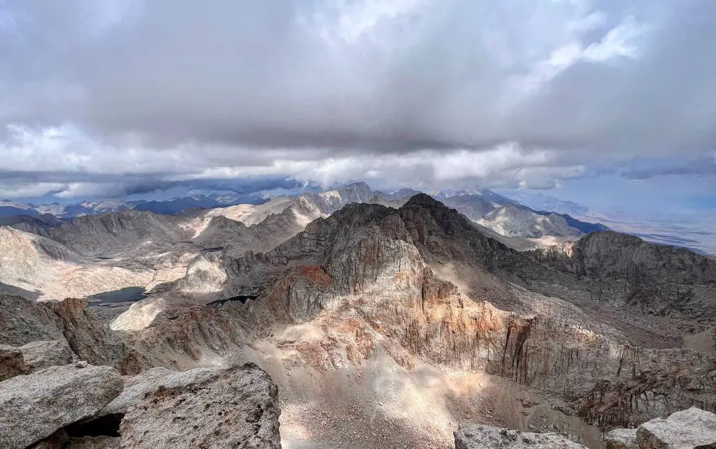 View from Mt Langley